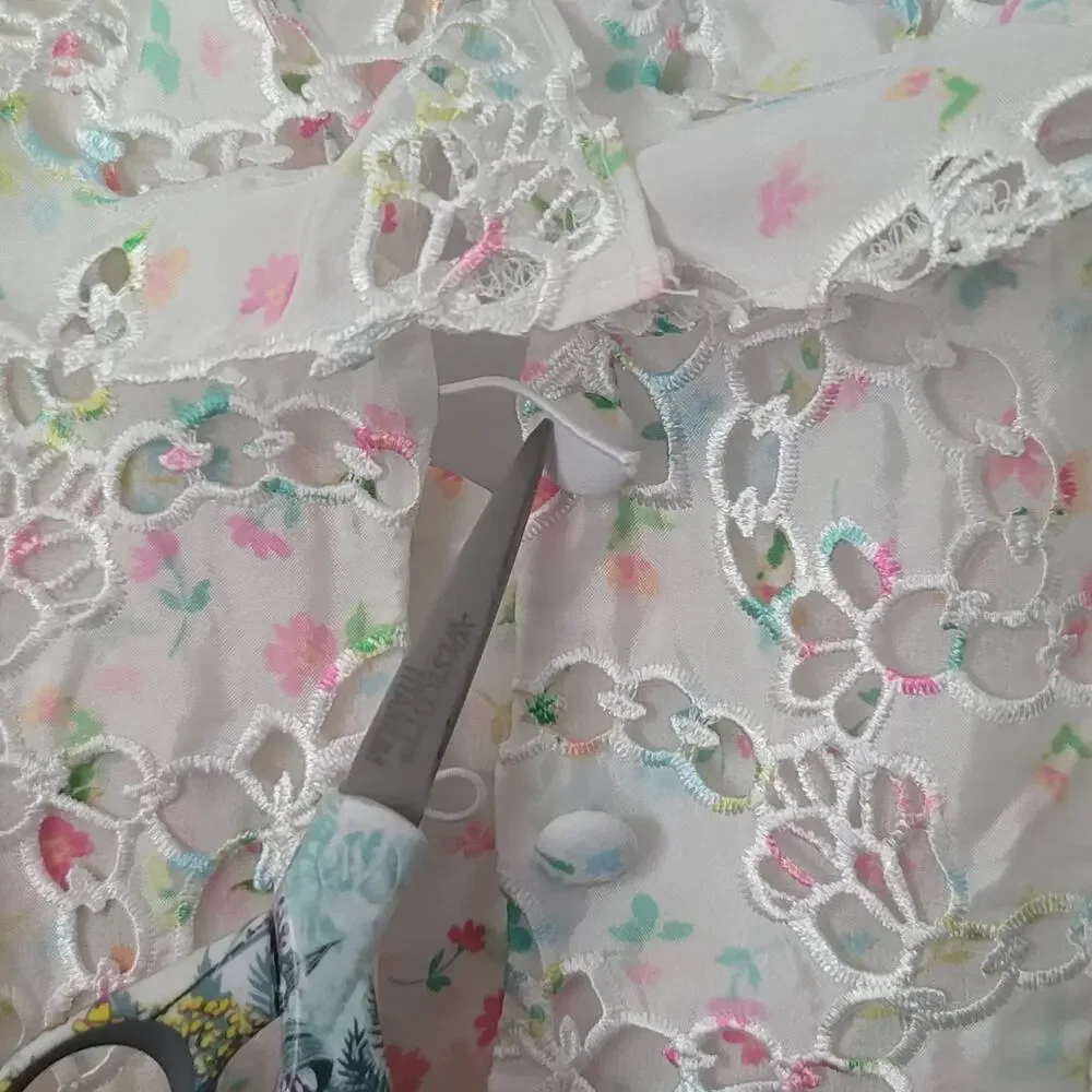 For Love and Lemons- NWT White eyelet dress- size small- READ - Picture 6 of 10